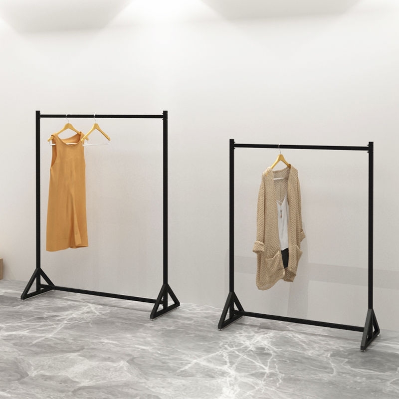Clothing store display rack clothing rack wrought iron clothes rack floor-to-ceiling shelf clothes rack hanger clothes hanger