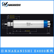 Шпиндель bms-4020电主轴日本nsk中西nakanishi数控cnc机床大扭力功率主轴