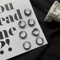 Carmen 2020 new original retro do old earrings hip hop personality dark wind earrings trend men and women earrings