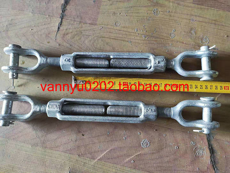 230629 Marine Galvanized American UU Double Claw 230609 Flower Basket Elastic Turnbuckle JAWJAW 3 4×6