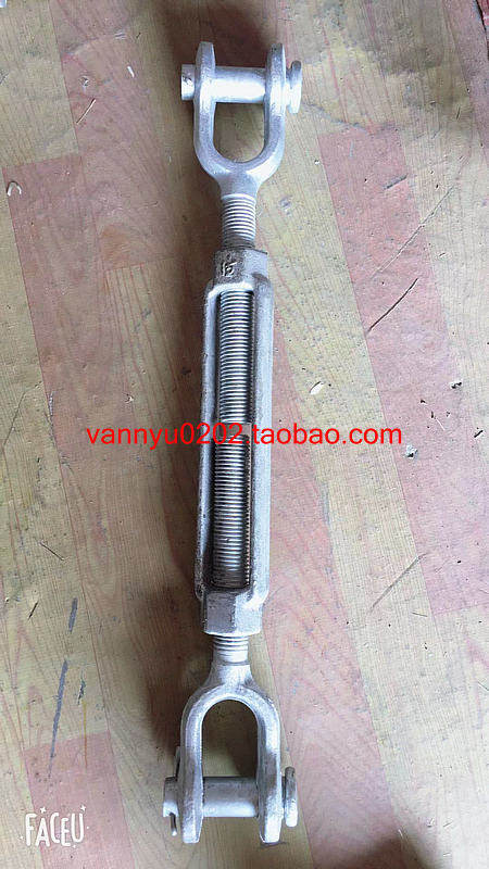 230682 Marine galvanized American UU double-claw flower basket flower orchid tensioner turnbuckle spot 1-1 2×12