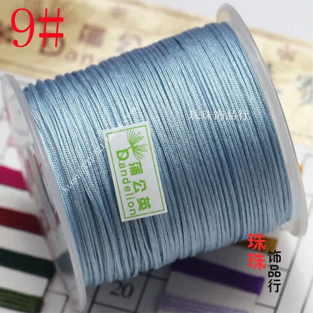 Phụ kiện handmade Đài Loan nhập khẩu trang sức bồ công anh dòng 72 ngọc bích vòng cổ vòng tay vòng chân bện dây thừng đính cườm - Vòng chân lắc chân nữ hàn quốc