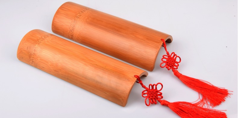Taohuajiang Gối hình chữ U tre gối tre và gối gỗ cổ tử cung đặt lại gối kéo sửa chữa tre cứng gối hình bán nguyệt gối nằm cho bé