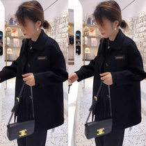 European Station double-sided cashmere coat womens short small double-sided high-end 2021 New wool jacket