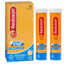 Malaysia Germany Bayer strength stretch Redoxon vitamin c zinc effervescent tablets 30 orange flavor
