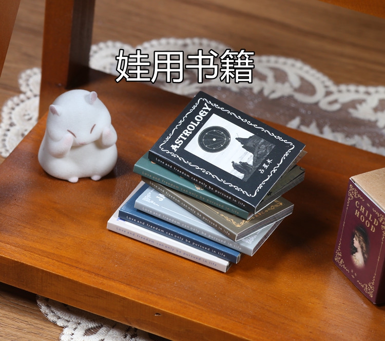 Full 68 BJD SD DD baby photo props can turn pages story book book 346 points general hand account