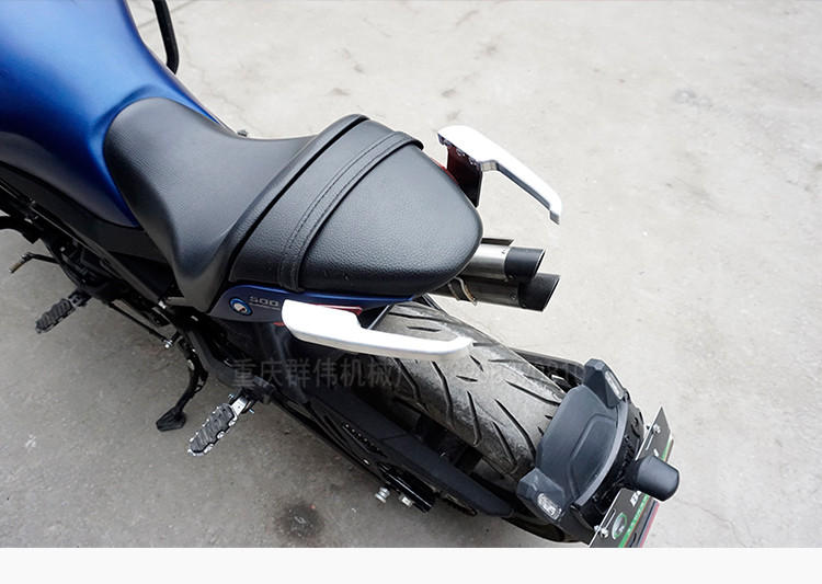 Áp dụng cho Benelli 502C sửa đổi hợp kim nhôm tựa tay phía sau BJ500-6A phía sau tay bảo vệ sừng góc xử lý đuôi - Xe máy Sopiler khung đuôi xe vision