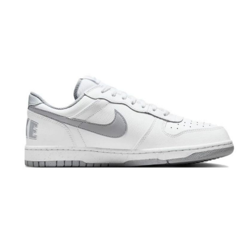 【奥莱剪标款】NIKE BIG LOW耐克复古回潮天花板皮革板鞋白色355152-106