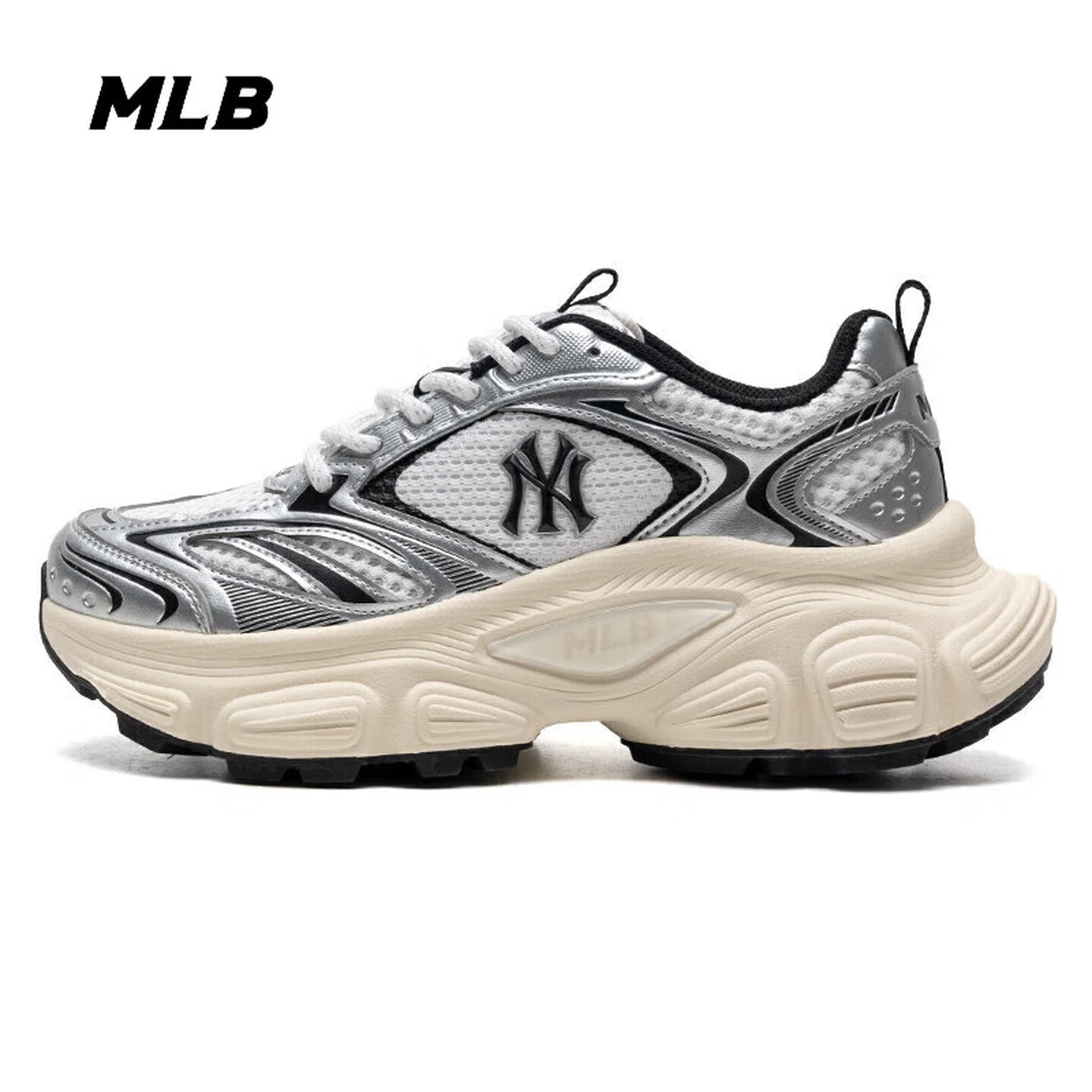 MLB鞋子男女款赛博老爹鞋张凌赫明星同款运动鞋3ASHWD15N