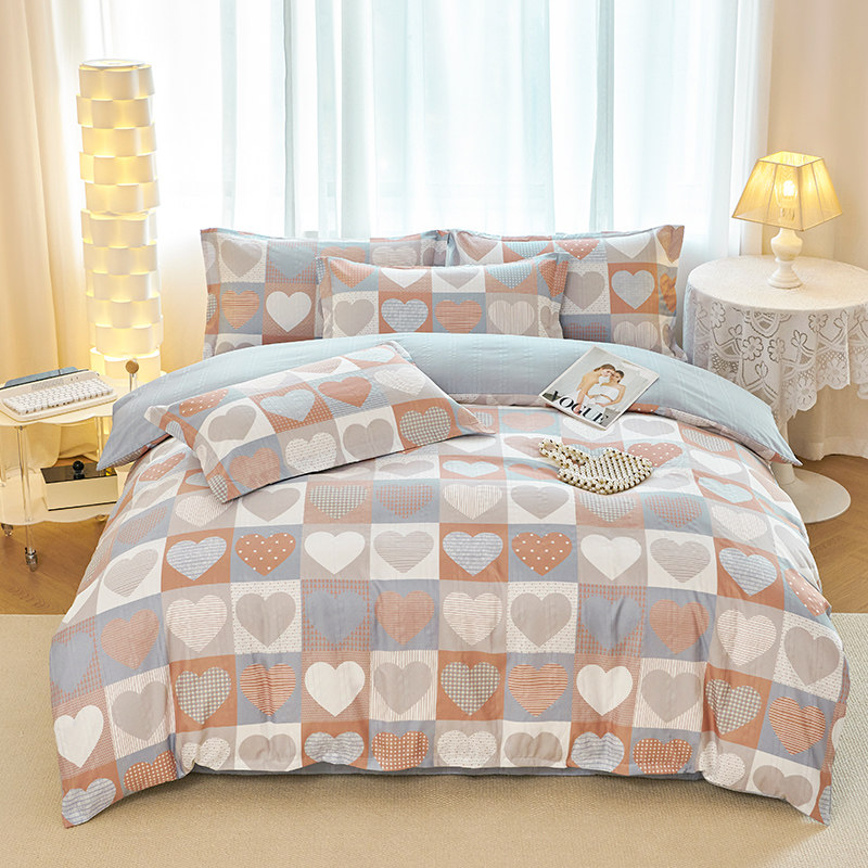 金丝莉（KINTHERI）云纱套件四件套 A版花卉清新 B版纯色简约