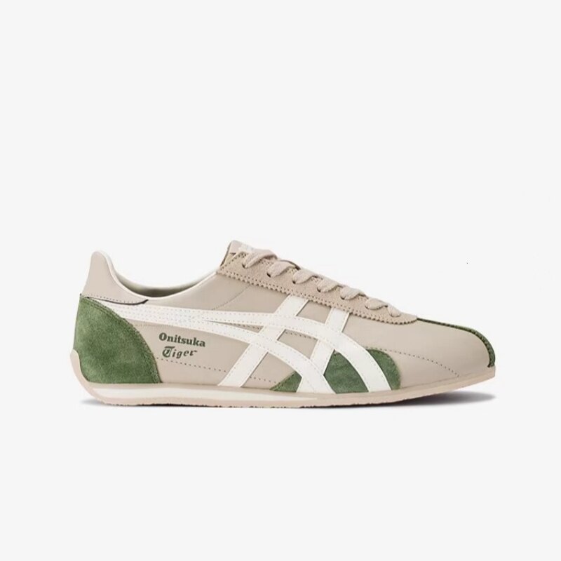 Onitsuka Tiger鬼塚虎RUNSPARK米色绿色复古运动鞋休闲鞋