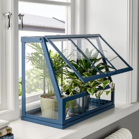 Ikea Sokkel Plastic Greenhouse Cover Transparent Flower House Seedling Cultivation Box Flower Growing Insulated Room Akbar