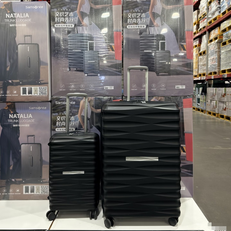 Samsonite Luggage Set 2-Piece Spinner Wheels Brand Suitcase Carry-On Fashion Trolley 20+28 Lightweight