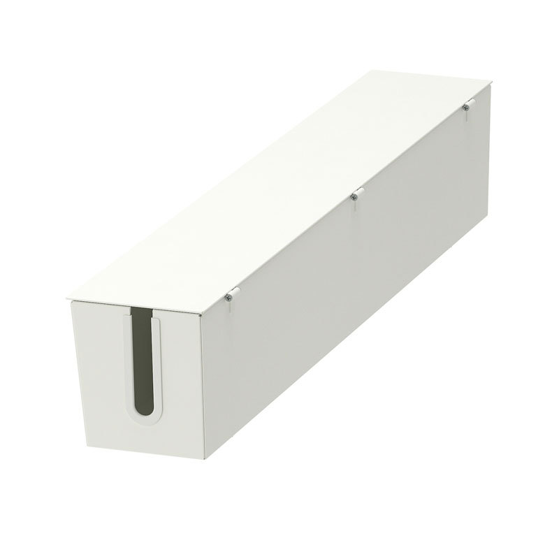Ikea Mitton Cord Storage Box with Wheels and Frame, White, 80X 13cm Ikea Mitton Cord Storage Box with Wheels and Frame, White, 80X 13cm