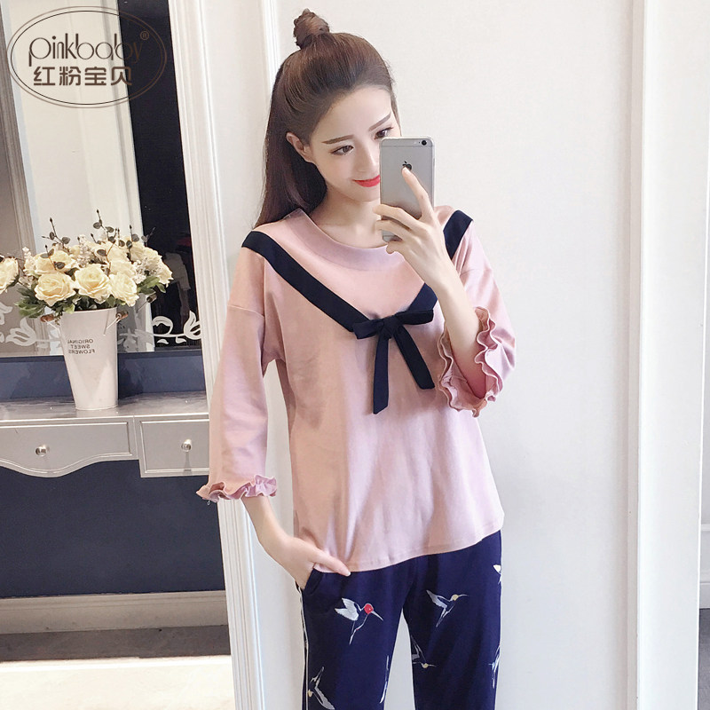Pyjama pour femme      en Coton à manches - Ref 2994635 Image 3