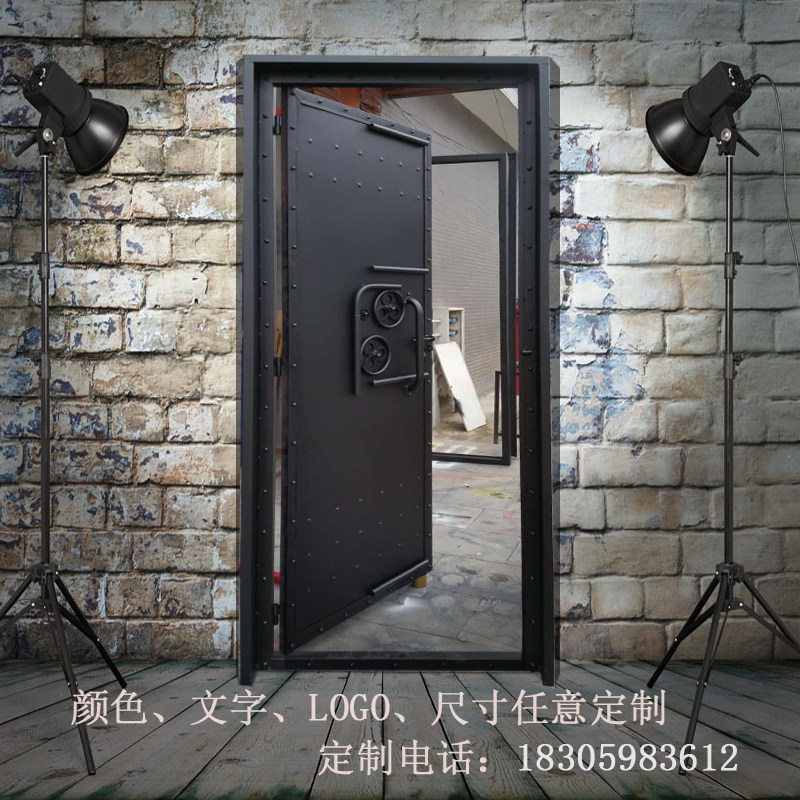 Features retro door custom iron door cabin door dressup room door personalized industrial winddoor bar door creative toilet door