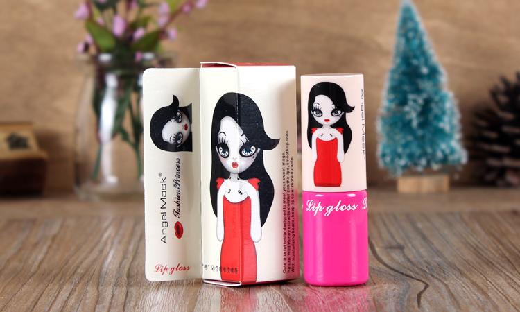 Authentic Angel Mask Dye Liquid Liquid Lipstick Dyeing Lip Gloss Lip Gloss Giữ ẩm Giữ ẩm Không màu Trang điểm 	son romand bóng 02	
