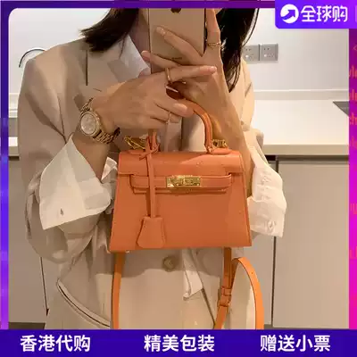 MAVIS MK female bag 2021 new trendy shoulder messenger mini net red small bag Kelly bag female second generation mini