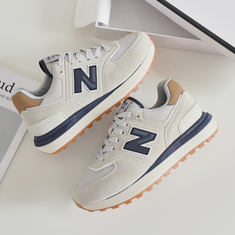 New Balance 2026 Men's Shoes Spring/Summer Retro Shoes Height-Increasing 5cm Casual Shoes Couple's Dad Running Shoes for Women