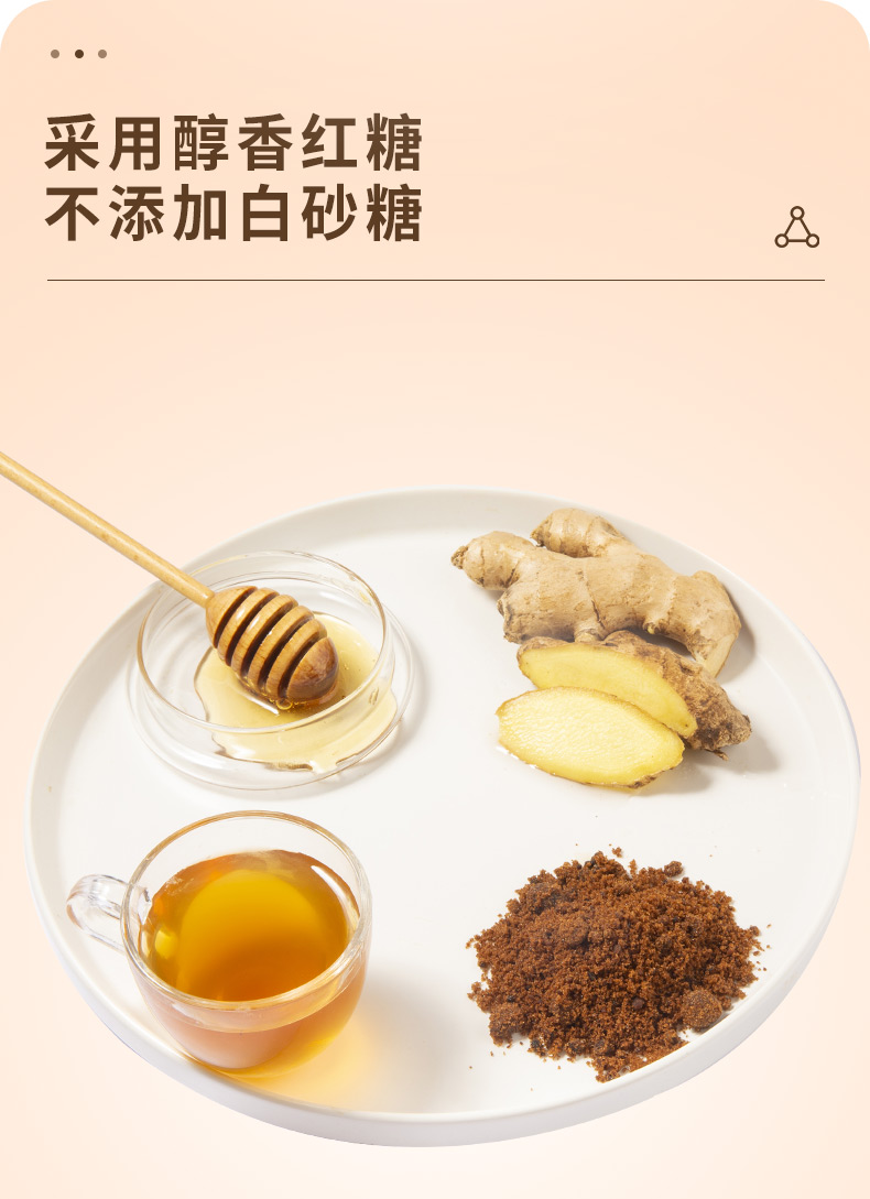 【6盒】寿全斋红糖姜茶黑糖姜茶红糖块