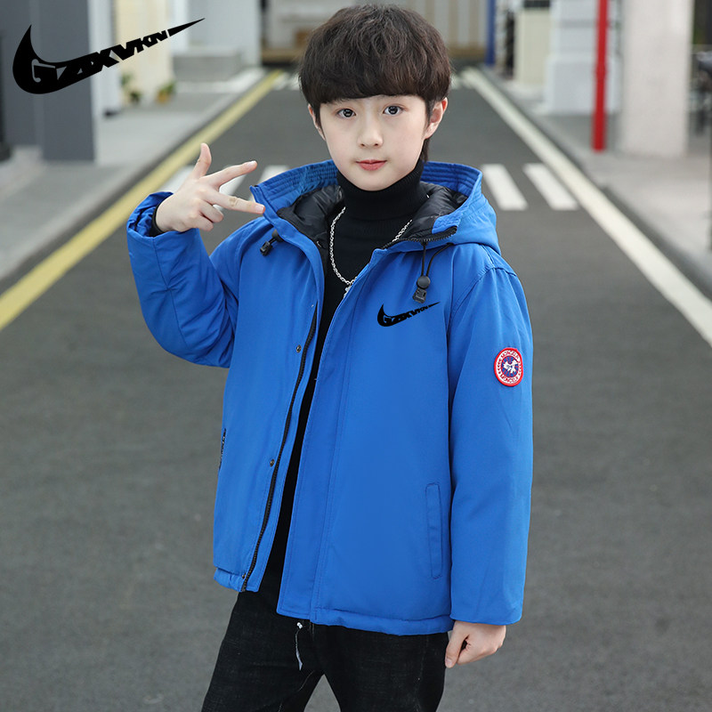 Nicton Tide Boy and Girl Down Dress 2022 New Child Dress White Duckle Pie Tide Winter Cover