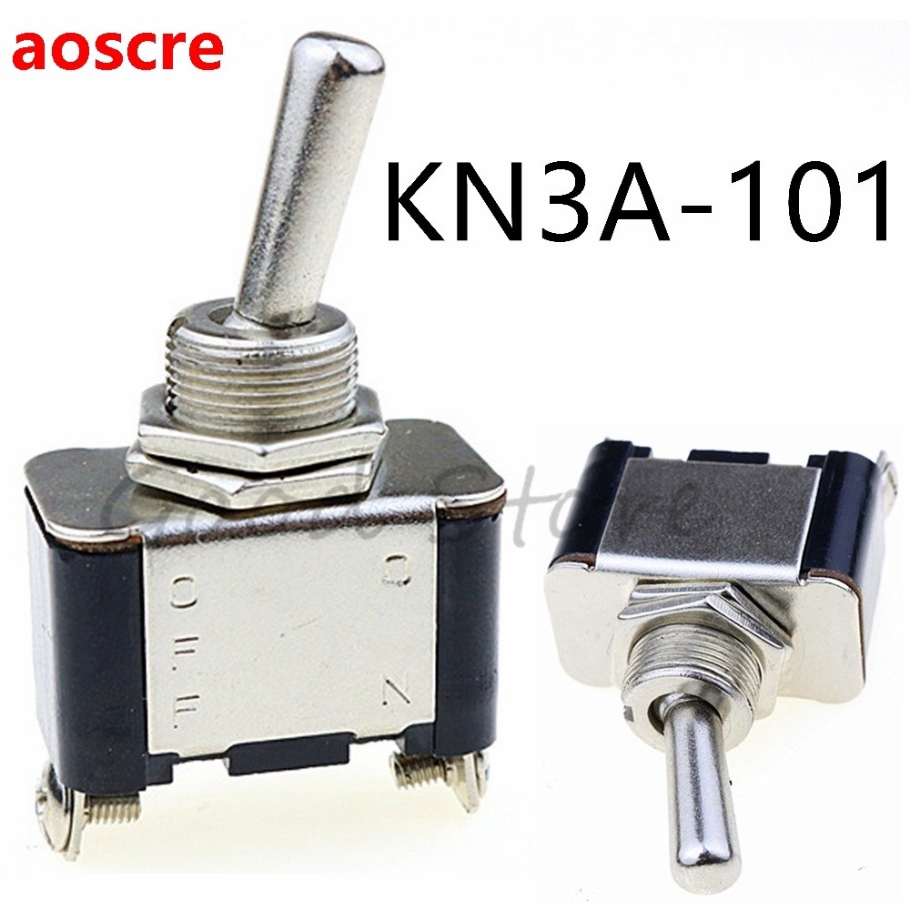 钮子开关KN3A-101 KN3A-103摇臂开关 两档3档拨动开关