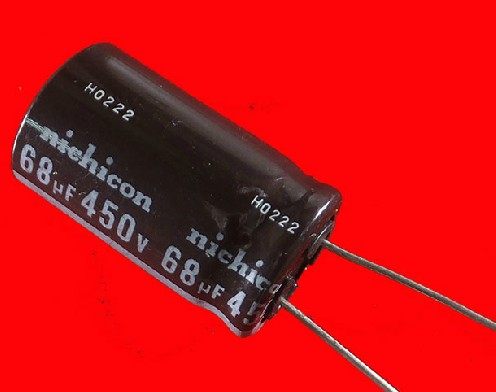 450V68UF 18*30MM 电解电容 耐温105度 国产全新 直插 铝电容