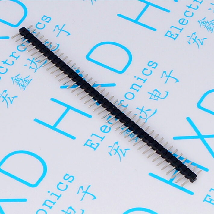 2 0 single row pin 1*40P single row row needle 2 0MM pitch 1*40 plastic height 2 0MM pin length 8 7MM 