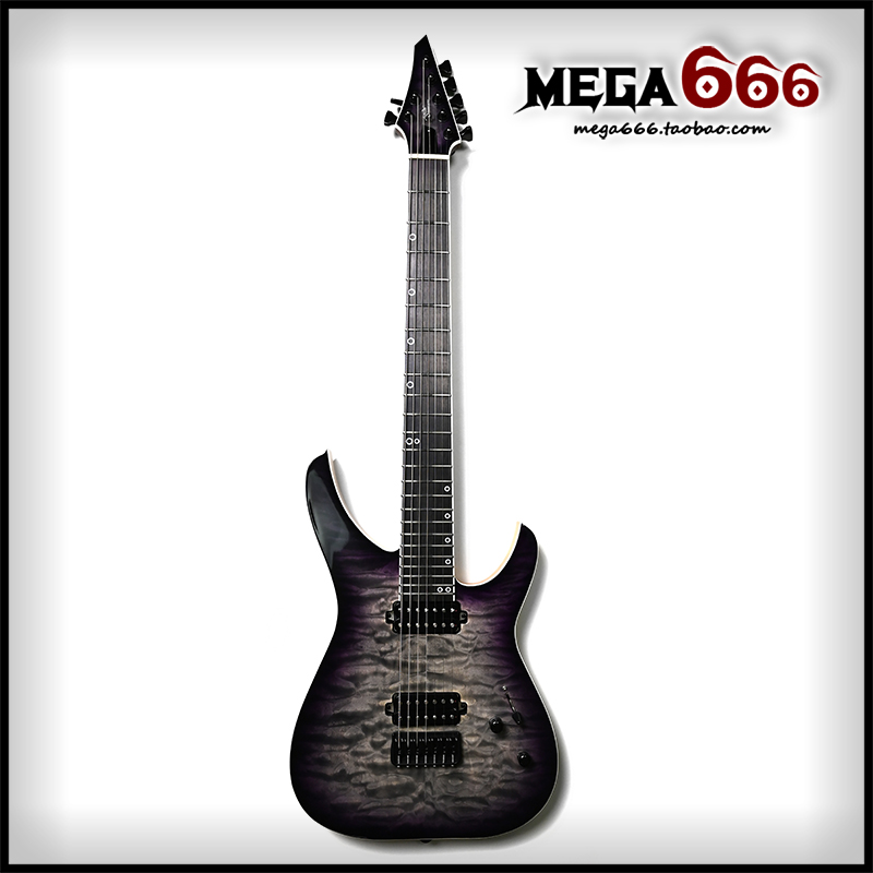 (mega666) Aguda Guitars Aguda Demon Sword Rebel 7 String 26 5 Electric Guitar