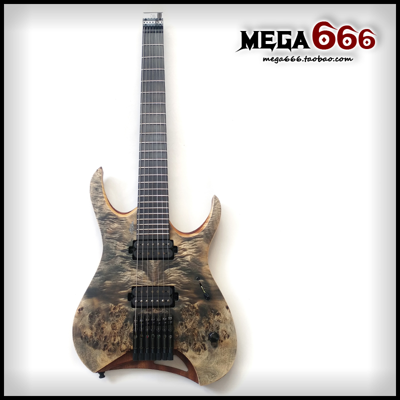 (mega666) Polish headless Mayones Hydra Elite 7 seven-string electric guitar