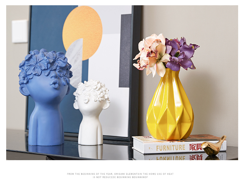 Contracted ceramic sample room decorative vase table wine dry flower is placed in the sitting room porch TV ark, flower arrangement