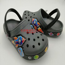 Summer new fun college rocket pictures Hole shoes boys and girls sandals childrens slippers beach shoes