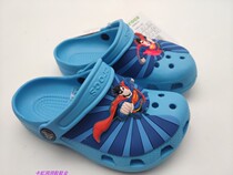 2022 new cartoon style flashing lights Superman Spiderman unicorn male and female treasure outdoor non-slip Baotou sandals and slippers