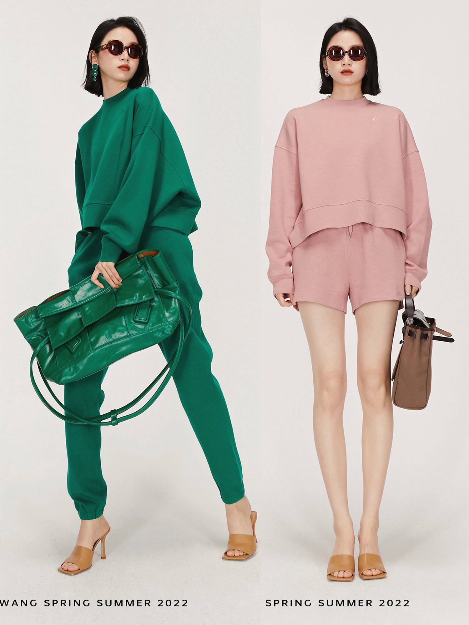 FAIRY WANG in store must be in TUMME high support wool fine yarn Casual Thick Cotton Sports Suit