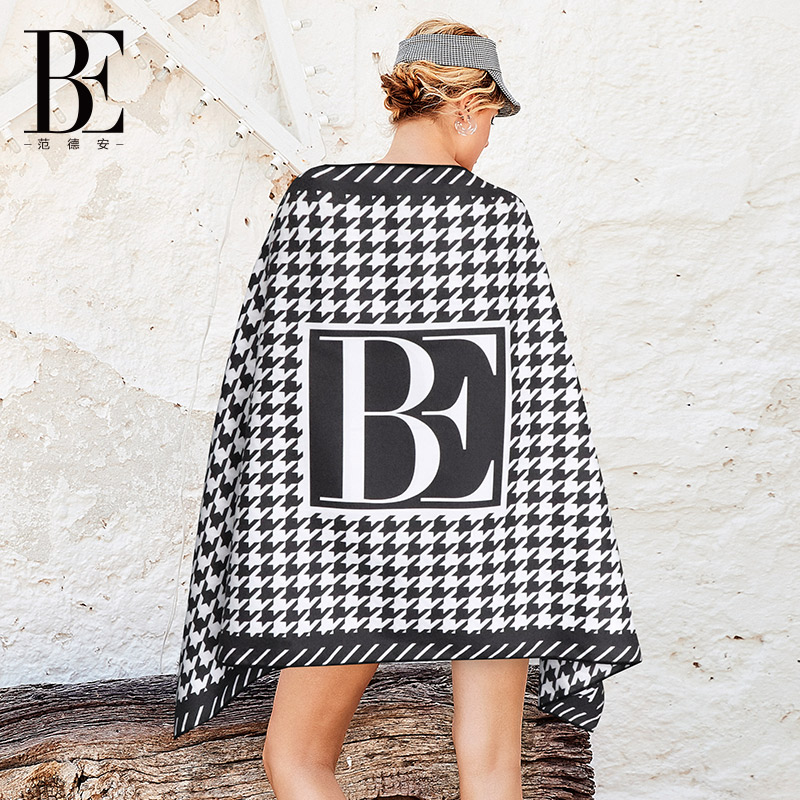 BE van der An fashion series Thousand-bird Gbath towels Absorbent Towel Retro fashion soft and pro-skin 2021 new summer