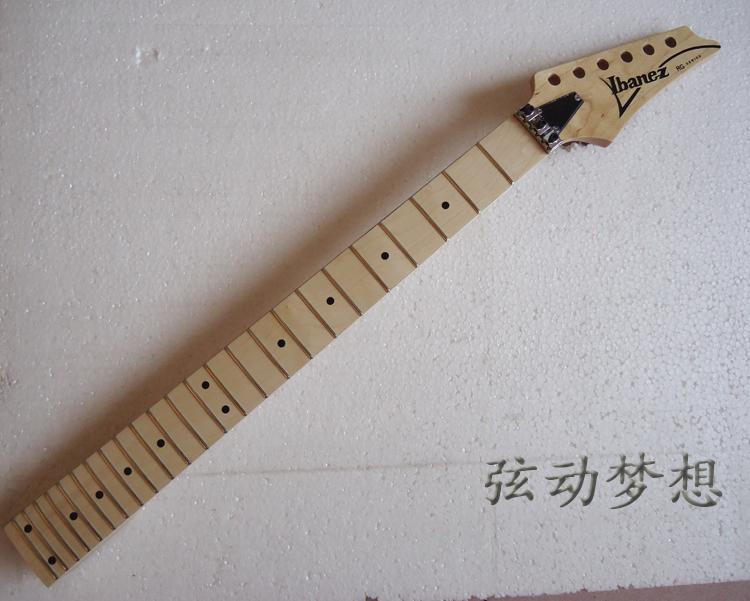 Ibane electric guitar neck Maple fretboard 24 double swing maple neck with string lock DIY accessories
