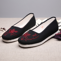 Taiyuan old Beijing cloth shoes flagship store lady handmade thousand-layer bottom Chinese ethnic embroidery retro embroidery