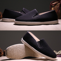 Taiyuan old Beijing cloth shoes flagship store official mens shoes handmade soft bottom soft bottom