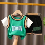 Летний комплект для мальчиков, летняя спортивная летняя одежда, 4 лет, короткий рукав