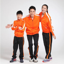 Long sleeve football suit open chest coat adult child training competition team uniform childrens Martial Arts Games appearance suit