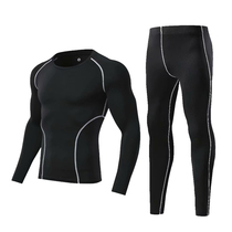  Adult childrens tights training clothes Mens and womens sports quick-drying football basketball bottoming long-sleeved suit running suit