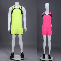  Track and field suit suit Mens and womens training suit Short and long-distance running competition suit Running suit Morning running suit Marathon running team uniform