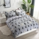 Khăn trải giường bốn mảnh bằng vải bông đơn Mẫu ga phủ giường