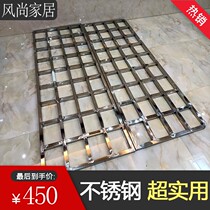 1 8 meters bed plate steel pipe folding waist guard hard bed plate 1 5 meters 1 2 bed frame keel stainless steel custom ribs frame