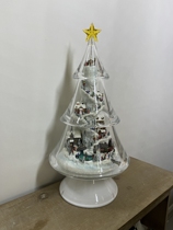 Pine tree music ornaments