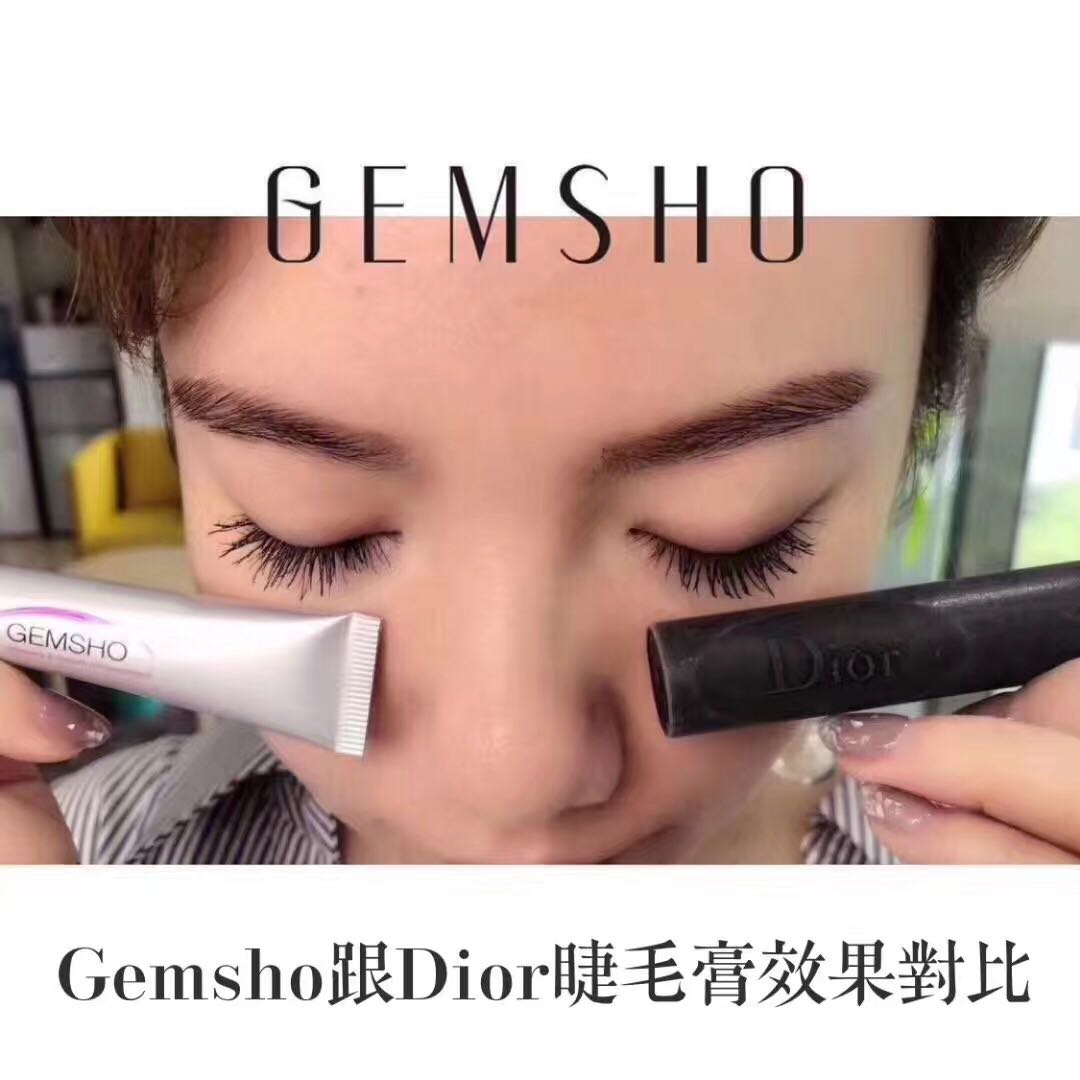 MỸ nhập khẩu GEMSHO mascara lông mi tăng trưởng lỏng siêu dày tăng trưởng lông mày lỏng curling không thấm nước dài chuốt mi missha