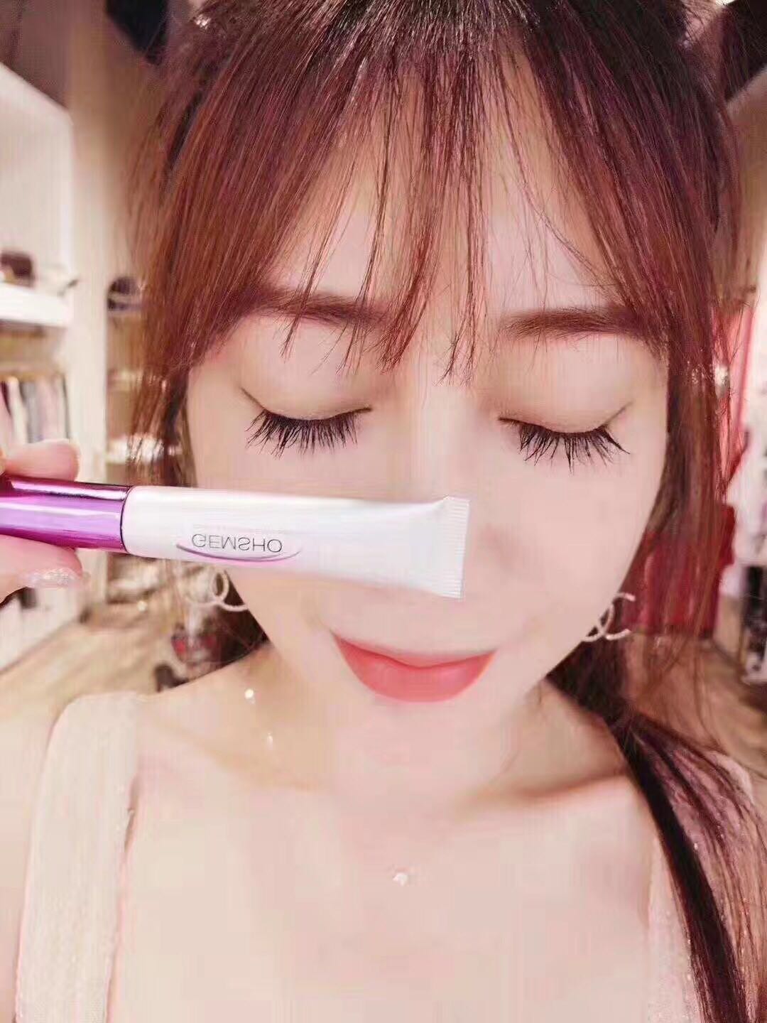 MỸ nhập khẩu GEMSHO mascara lông mi tăng trưởng lỏng siêu dày tăng trưởng lông mày lỏng curling không thấm nước dài chuốt mi missha