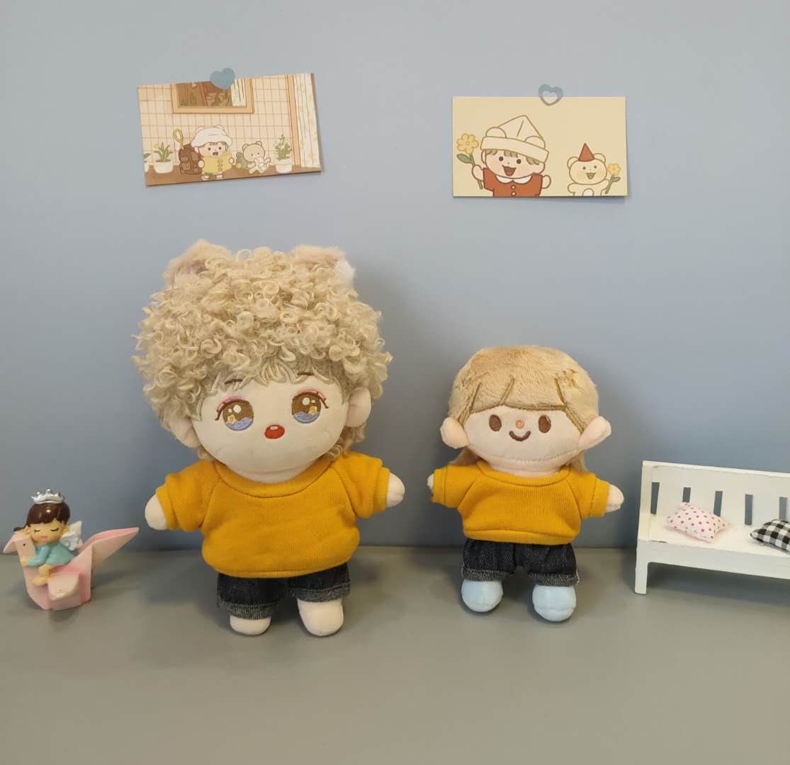 Doll clothes star doll 15cm20cm sweater casual suit cotton baby clothes