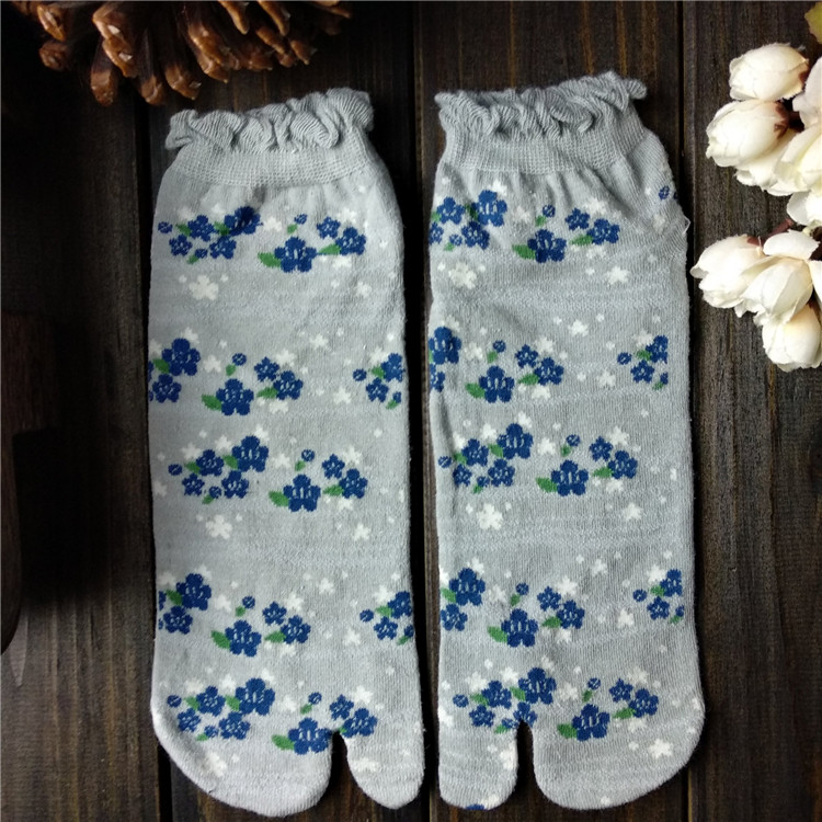 Phong cách Nhật Bản, Songkou, hai ngón tay vớ, vớ ngón chân, ngón chân bông, vớ cotton, bè, mảng bám, flip-flops, vớ nữ