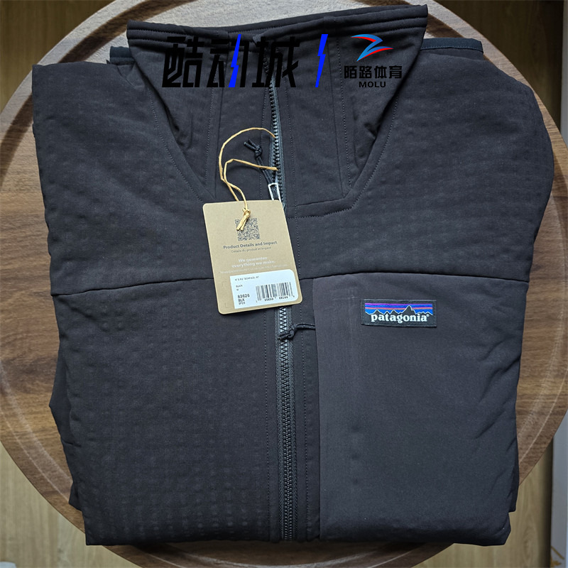 Patagonia Patagonia R2 Techface Outdoor Windproof and Warm Men's Black Fleece Jacket 83626